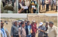 وكيل وزارة الزراعة وفريق منظمة 
