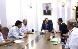 وزير الشباب والرياضة يلتقي إدارة نادي شباب أكتوبر بمحافظة شبوة