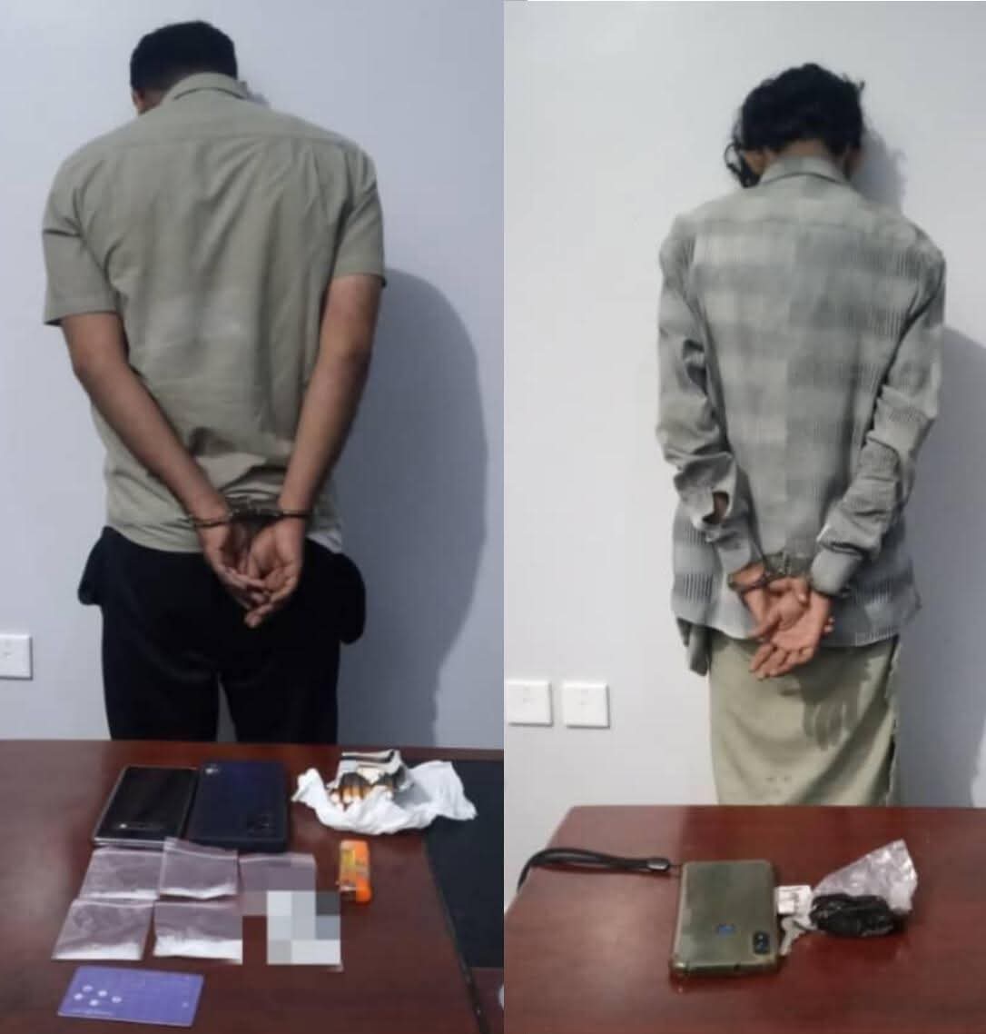 عملية أمنية تضبط شخصين من مروجي المخدرات بشبوة