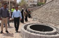 وكيل محافظة عدن الزامكي يتفقد اللمسات الأخيرة لمشروع حديقة شلالات عقبة المعلا
