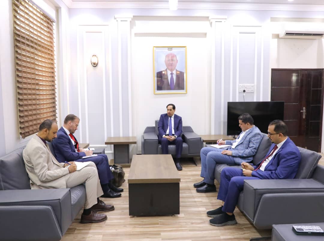 الوزير البكري يستقبل كبير المستشارين الاقتصاديين بمكتب المبعوث الأممي إلى اليمن