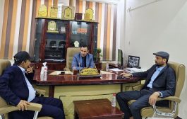 رئيس هيئة النقل البري يلتقي مدير عام ميناء الوديعة ويناقش معه عددًا من المواضيع التطويرية