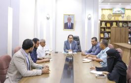 عدن .. الوزير البكري يلتقي مدير مكتب الشباب والرياضة بـ 
