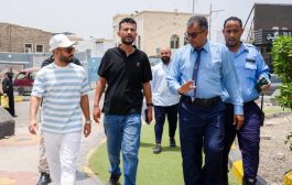 تدشين مشروع إشارات المرور في مديرية صيرة بعدن
