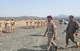 قائد ألوية الدعم والإسناد يشيد بجاهزية اللواء الثاني دعم واسناد بمحور أبين