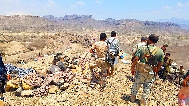 مقـ.ـتل قائد عسكري في جبـ.ـهة ثرة بأبين بنيران صديقة