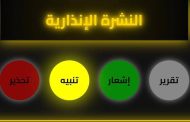 مركز الإنذار المبكر من الكوارث والمخاطر المناخية المتعددة بحضرموت يصدر تنبيه ويحذر من أمطار غزيرة