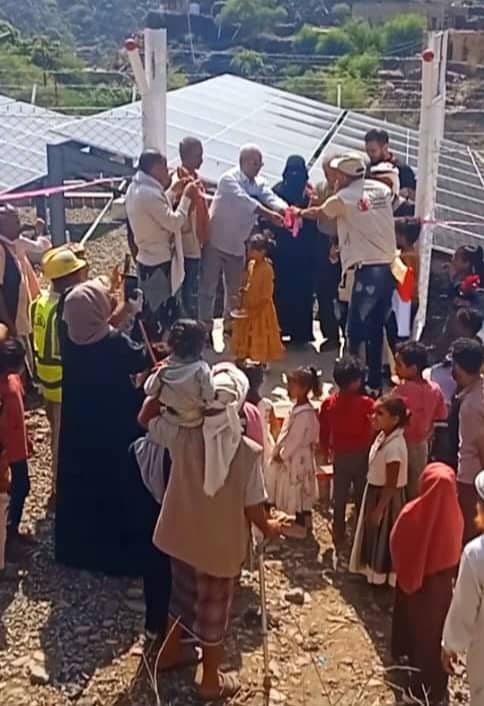 السلطة المحلية بالمقاطرة تستلم مشروع تشغيل منظومة طاقة شمسية لمشروع مياه الأشاهبة