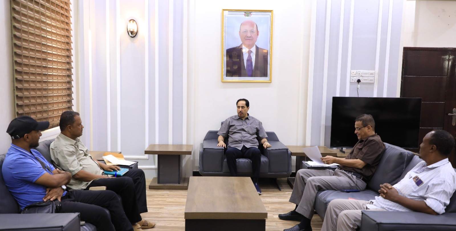 الوزير البكري يطلع على برنامج مكتب الوزارة بمحافظة لحج