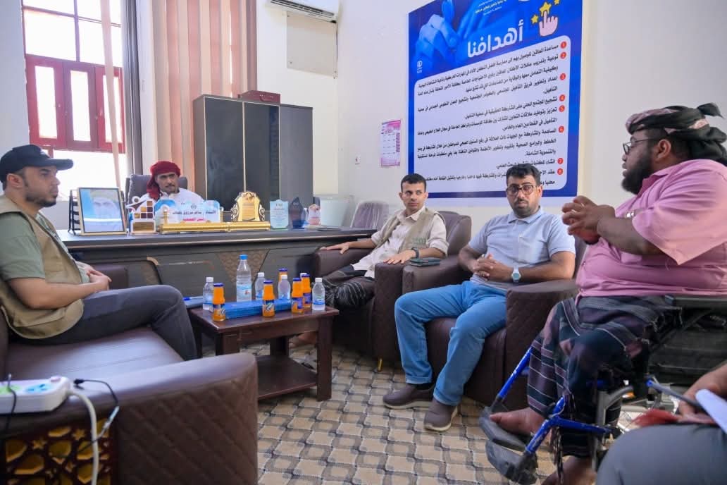 جسر للتنمية وجمعية المعاقين بالمهرة تبحثان التنسيق الأولي لتنفيذ مشروع 