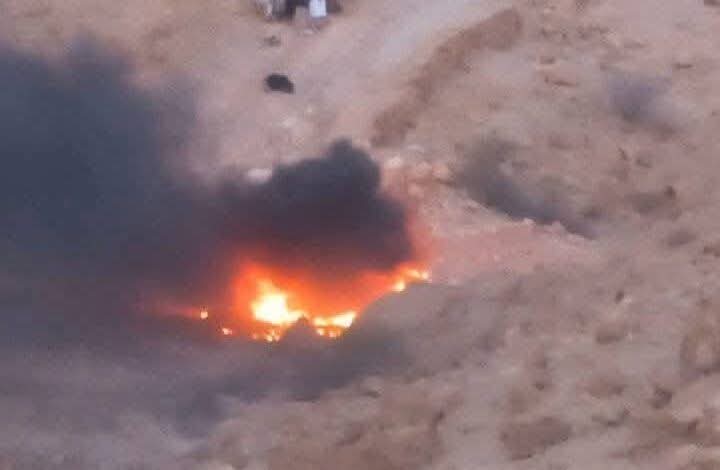 وفاة أسرة كاملة إثر احتراق مركبة بعقبة عبدالله غريب بحضرموت 