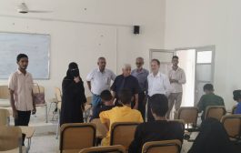 رئيس جامعة لحج يدشن امتحانات المفاضلة بكلية العلوم الإدارية والمصرفي للعام الجامعي 2025/2026م