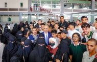 الزبيدي يودع طلاب المنحة الدراسية الإماراتية إلى أبوظبي ويحثهم على التميز العلمي