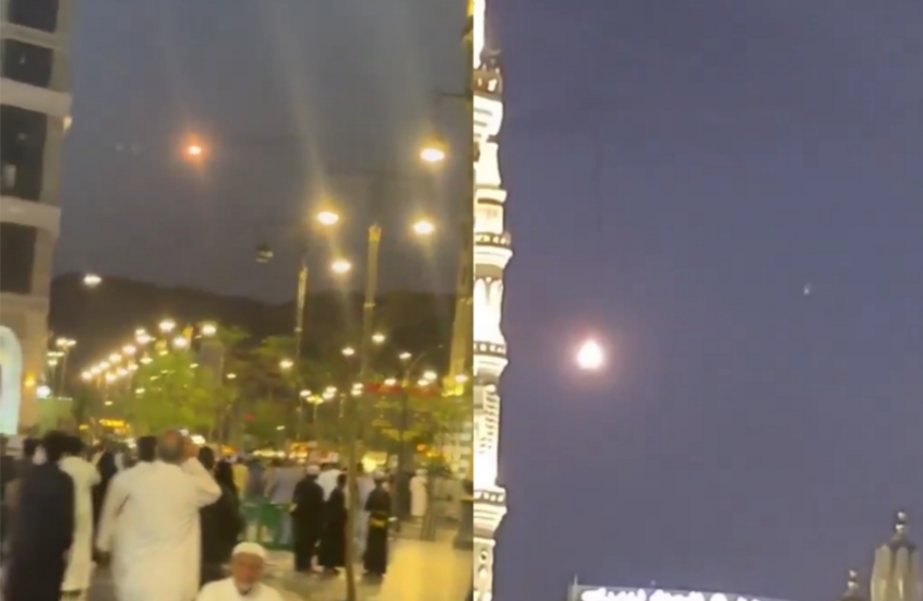 بعد التصعيد الحوثي.. سماء المدينة المنورة تشهد انفجارا غامضا 