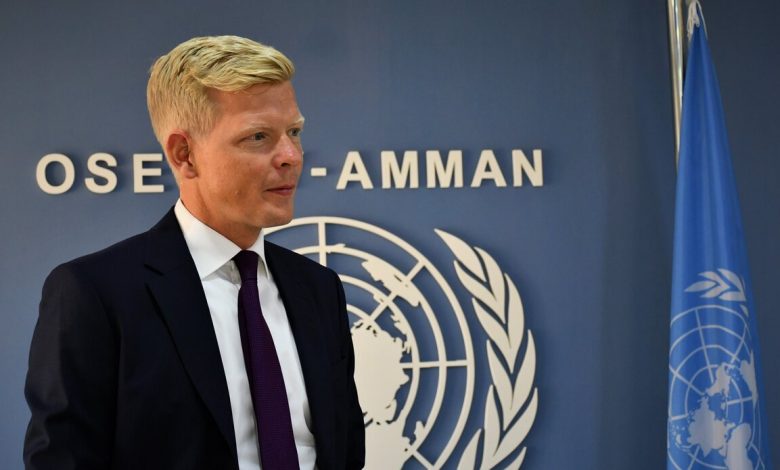 غروندبرغ يصل الرياض ويباشر مباحثاته مع السفير السعودي وسفراء الدول الدائمة العضوية في مجلس الأمن