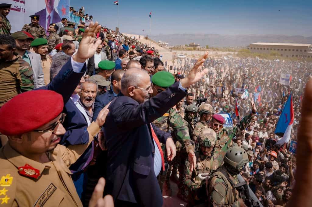 في مهرجان حاشد بمناسبة ثورة 14 اكتوبر القائد الزُبيدي : الضالع مهد الثورة ومصنع الرجال
