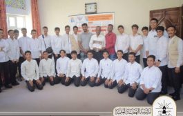 جماعة الإعلام بثانوية النهضة بسيئون يخوضون تجربة محاكاة ميدانية داخل وكالة سبأ للأنباء