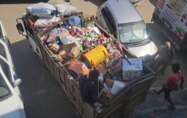 ضبط ( 4 ) أطنان من مواد غذائية منتهية الصلاحية في مديرية المنصورة بعدن