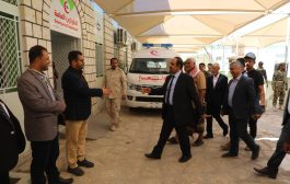 محافظ حضرموت يدشّن مشروع إعادة تشغيل مستشفى بضة بدوعن