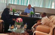 رئيس اتحاد النقابات ورئيسة دائرة المرأة يشيدان بدور مطار سيئون الدولي في خدمة المسافرين