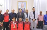 الوزير البكري يستقبل بعثة المنتخب الوطني لألعاب القوى للشباب ويوجه بتكريمها