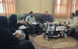 كلية العلوم الإدارية عدن تناقش ترتيب عقد ورش الجودة والاعتماد الأكاديمي لبرامج البكالوريوس بقسم الادارة الصحية