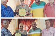 لجنة كأس حضرموت الثقافية تسلم درع التكريم لإعلامي غالب محمد بافطيم