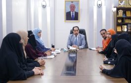 وزير الشباب والرياضة يلتقي بعدد من رائدات الأعمال المبتدئات في عدن