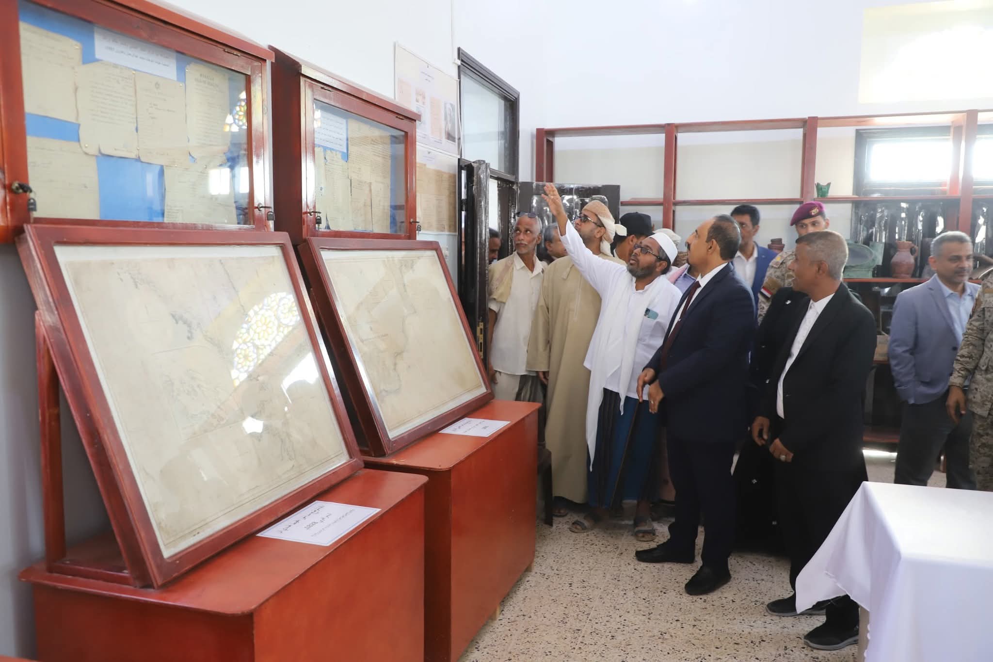 يعد المتحف الوحيد البحري على مستوى الجمهورية،، محافظ حضرموت يفتتح المتحف بمدينة الحامي 