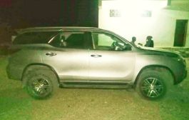 أمن أبين يستعيد سيارة تابعة لوزارة الصحة بأحور