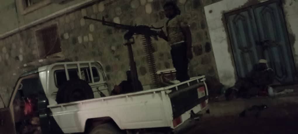 قوات الحزام الأمني أبين تنفذ خطة الانتشار الأمني في مدينة جعار