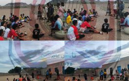 القيادي محمود عادل والكابتن رجيف يطلعان على سير الحصص التدريبية للاعبي نادي شباب المسيمير الرياضي