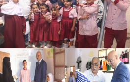 مدير عام محطة الحسوة الكهروحرارية ينفذ زيارة لجمعية الصم بلحج مشيدا بخدماتها تجاه فئة الصم